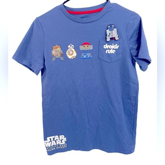 Star Wars Galaxy’s Edge Boys Droids Rule T-shirt XL - Picture 1 of 2